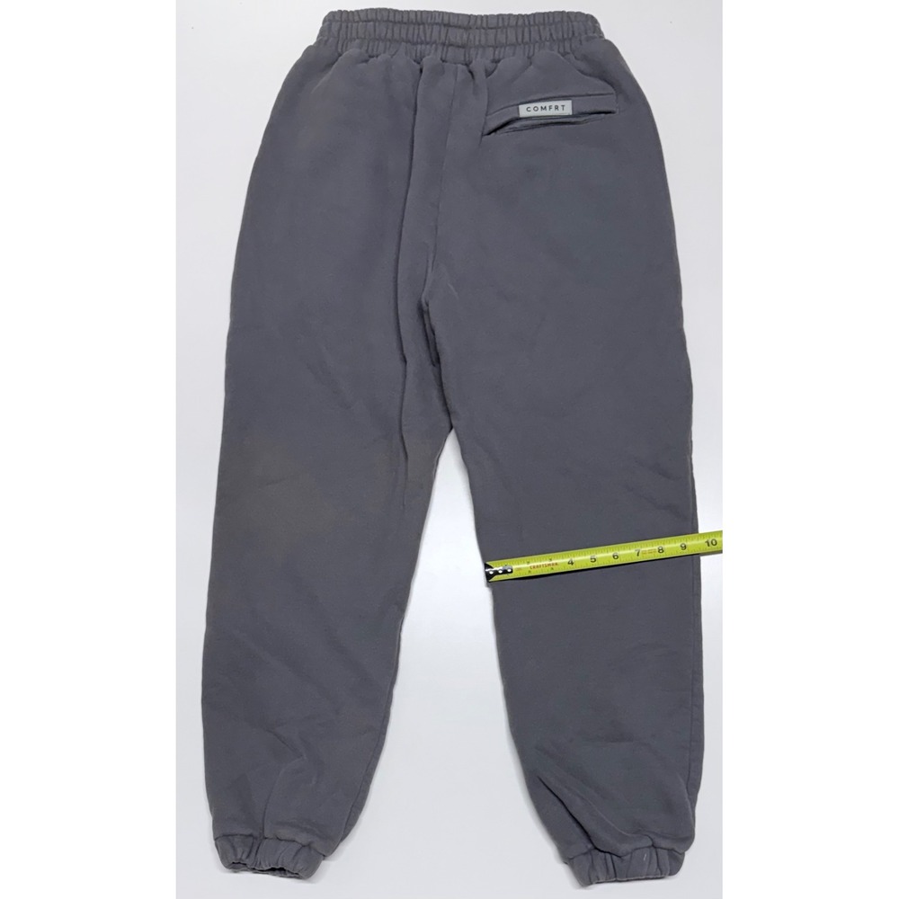 Comfrt Charcoal Gray Fleece Sweatpants Joggers Mens Size‎ Medium Elastic Waist